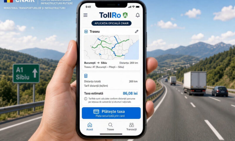 Schimbări pe TollRo după blocajele de la lansare. Plățile cu cardul funcționează, iar sistemul poate prelua mai mulți utilizatori