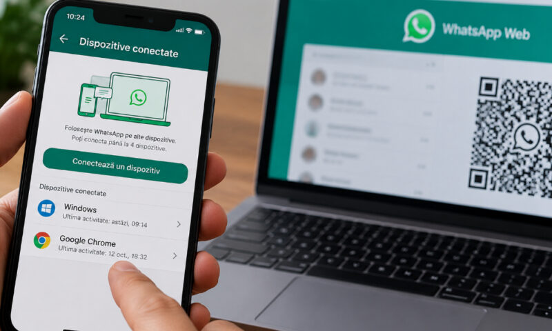 Cum îți dai seama dacă cineva ți-a conectat contul WhatsApp la un calculator