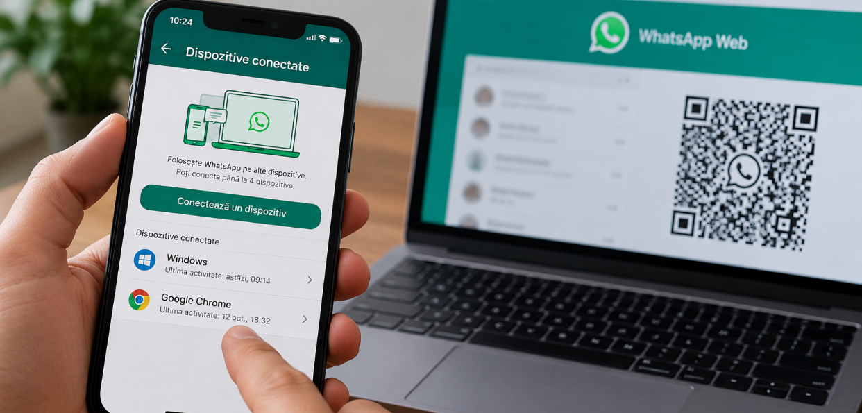 Cum îți dai seama dacă cineva ți-a conectat contul WhatsApp la un calculator