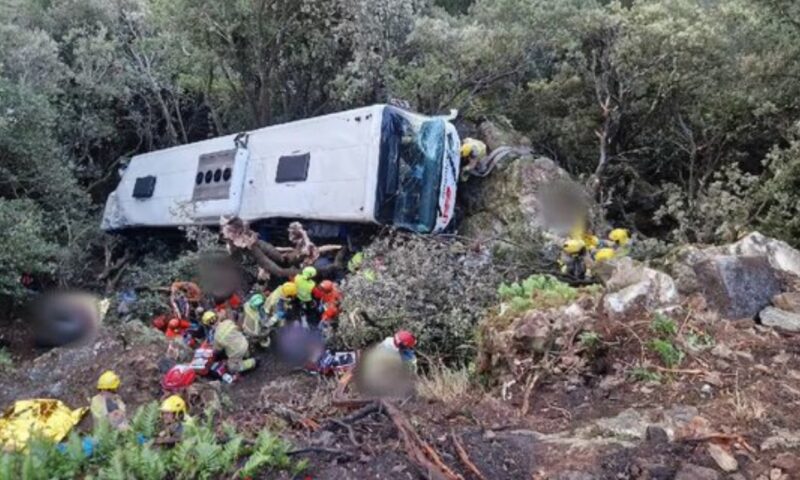 83 de răniți după un accident cu autocarul în Spania. Șapte sunt în stare gravă