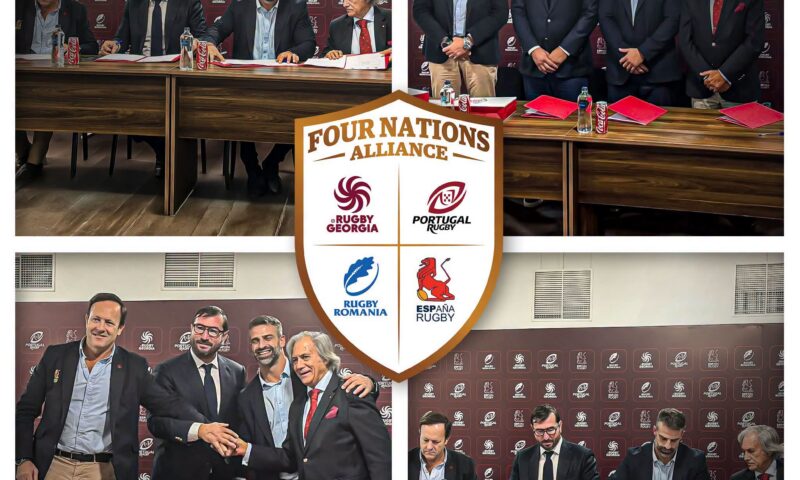 Rugby: România, Georgia, Portugalia și Spania înființează Alianța Celor Patru Națiuni