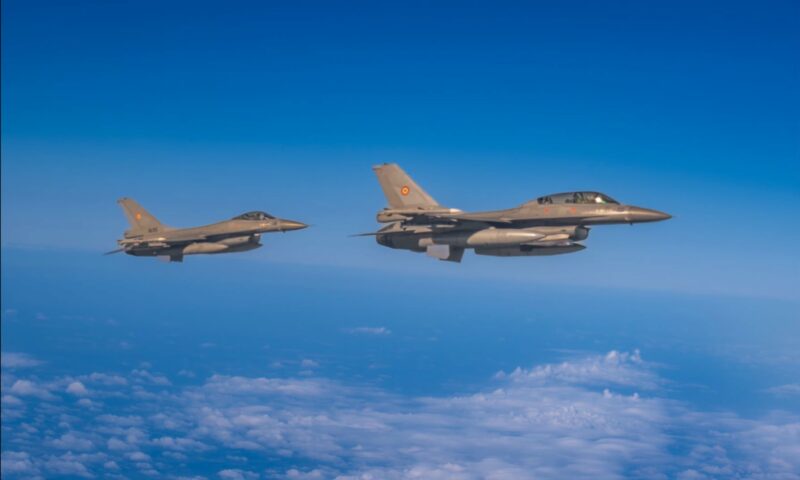 Două drone au fost doborâte deasupra apelor teritoriale ale României. Au intervenit avioane F-16