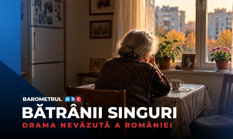 România îmbătrânește, iar milioane de persoane riscă să rămână singure. 1,35 milioane de vârstnici locuiesc deja singuri