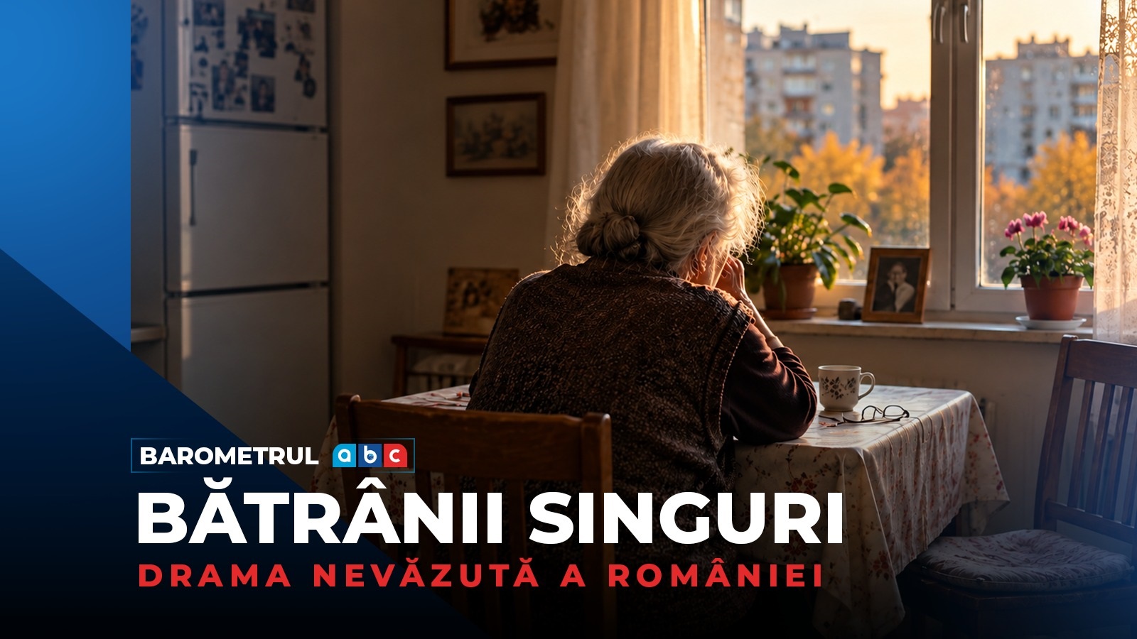 România îmbătrânește, iar milioane de persoane riscă să rămână singure. 1,35 milioane de vârstnici locuiesc deja singuri