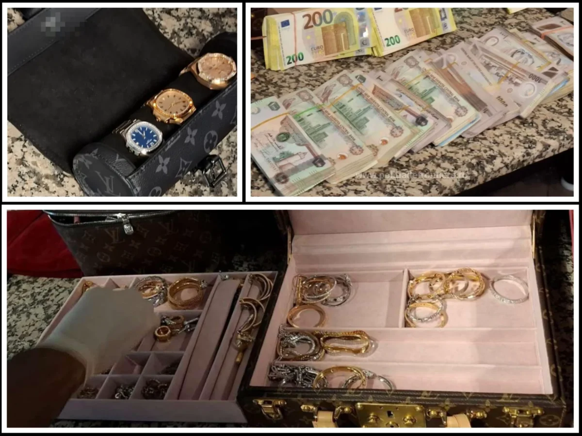 Polițiștii au capturat bijuterii în valoare de 3 milioane de euro. Sursă foto: Poliția de frontieră