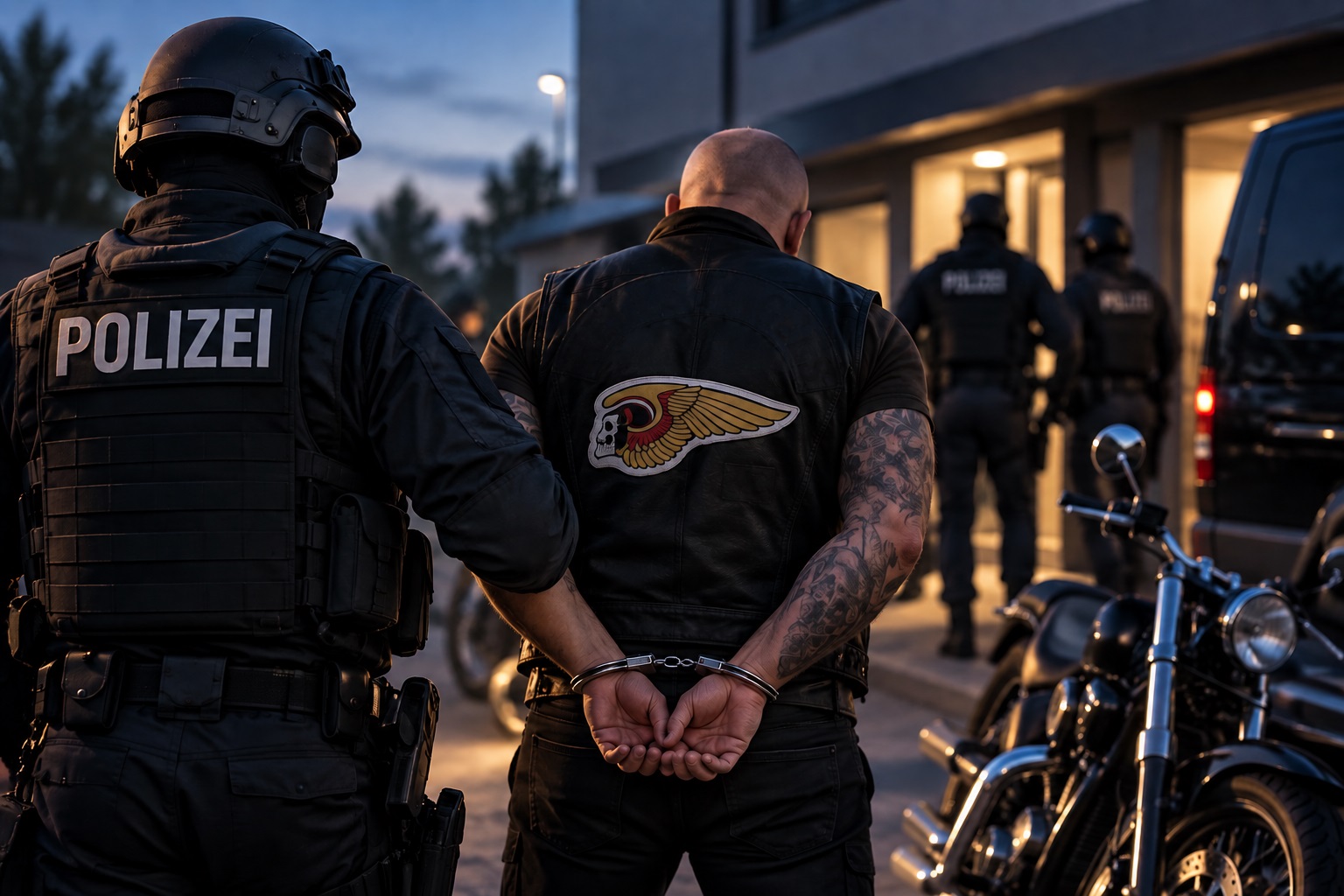 Percheziții în patru țări împotriva Hells Angels și a altor grupări