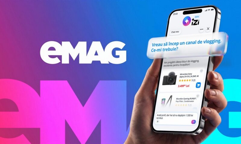 iZi, agentul AI de cumpărături al eMAG, asistență pentru aproape un milion de clienți