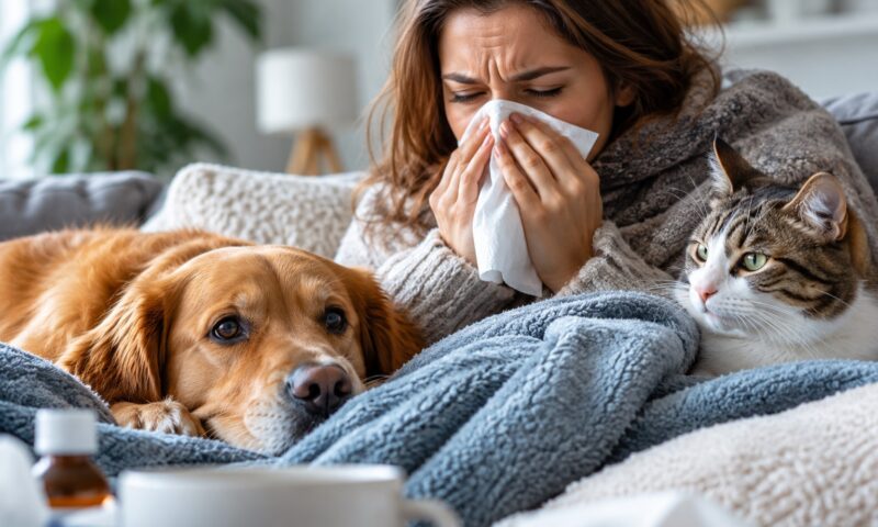 Câinii și pisicile pot lua gripa de la oameni? Ce spun specialiștii