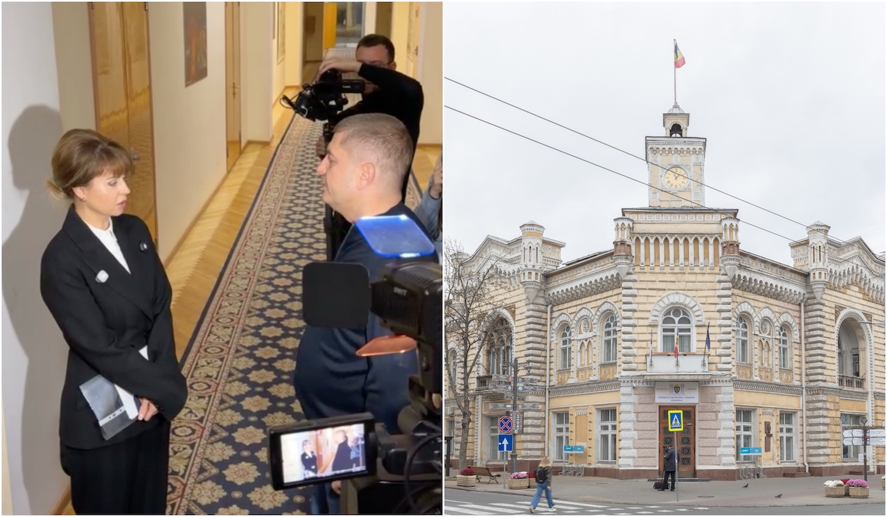 Cu executorul la ușa Primăriei Chișinău. Irina Gutnic cere să revină în funcție, Ion Ceban invocă expirarea mandatului