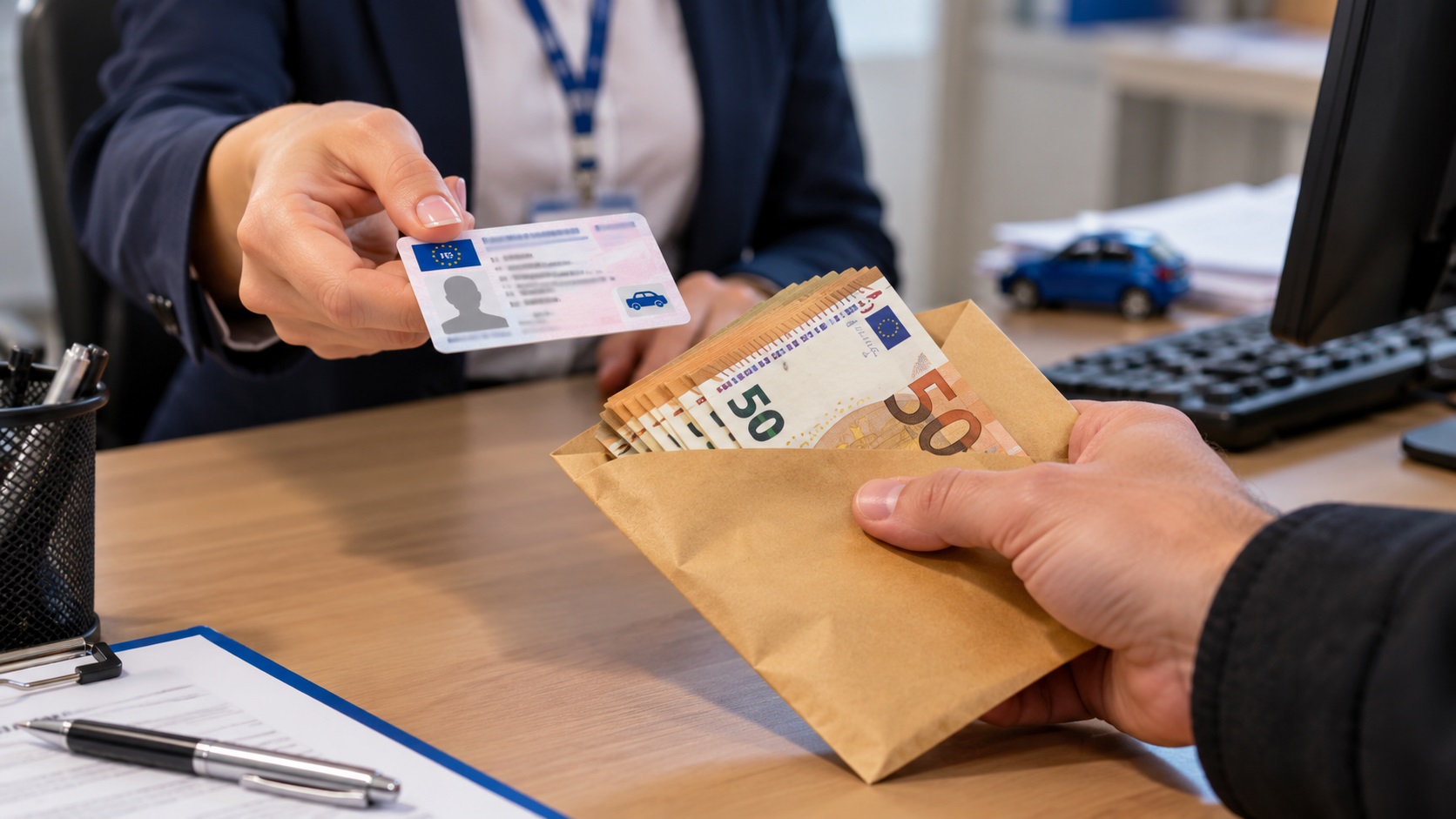 Percheziții la Permise Buzău. Candidații ar fi plătit până la 1.000 de euro
