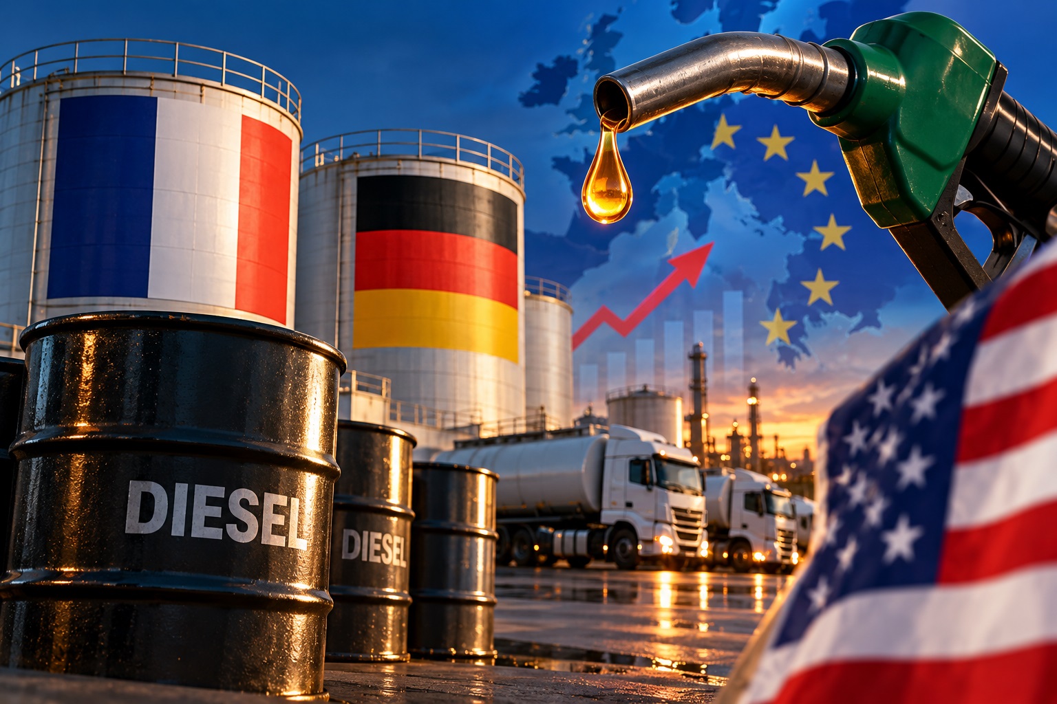 Franța și Germania dețin 35% din motorina UE. SUA cer eliberarea rezervelor