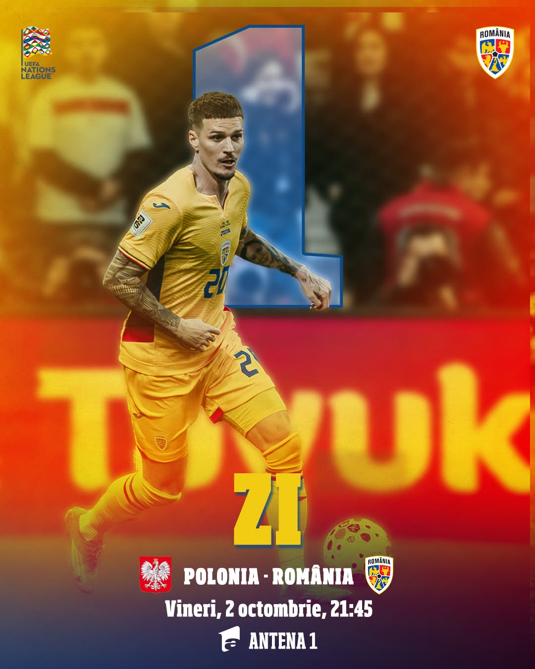 Liga Națiunilor. Polonia - România, ora 21.45. Echipele probabile și strategia lui Hagi pentru meciul de la Varșovia