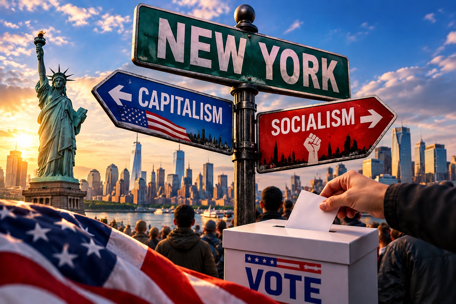 Locuitorii din New York, tot mai îngrijorați de socialism. Ce arată noul sondaj