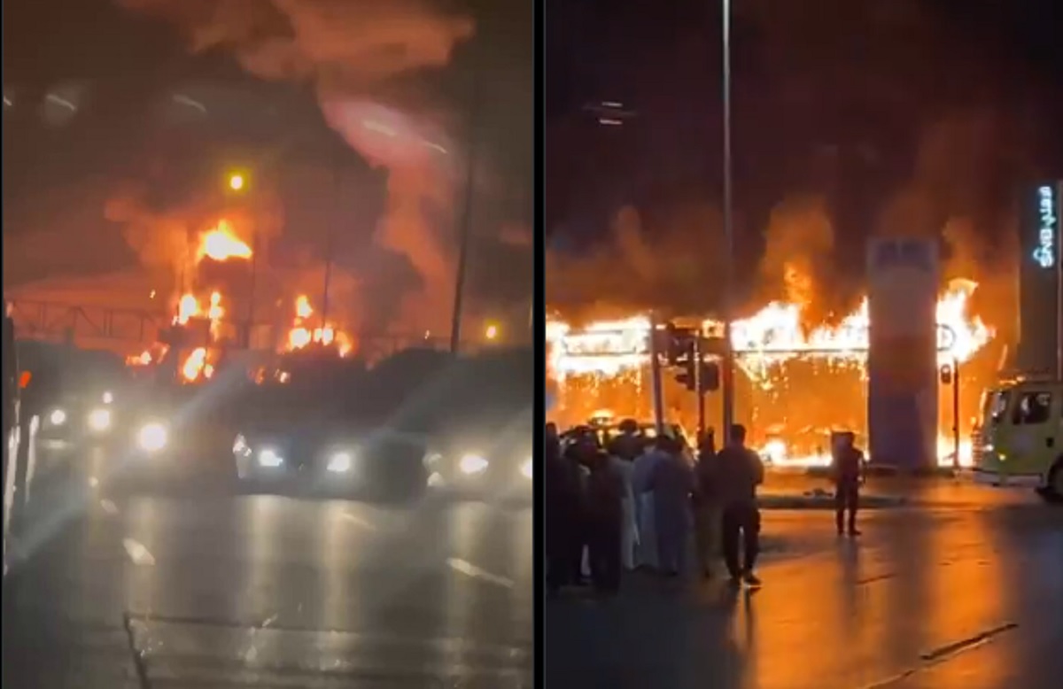 Teroriștii houthi revendică un atac asupra celei mai mari rafinării saudite. Un incendiu a fost semnalat lângă terminalul petrolier