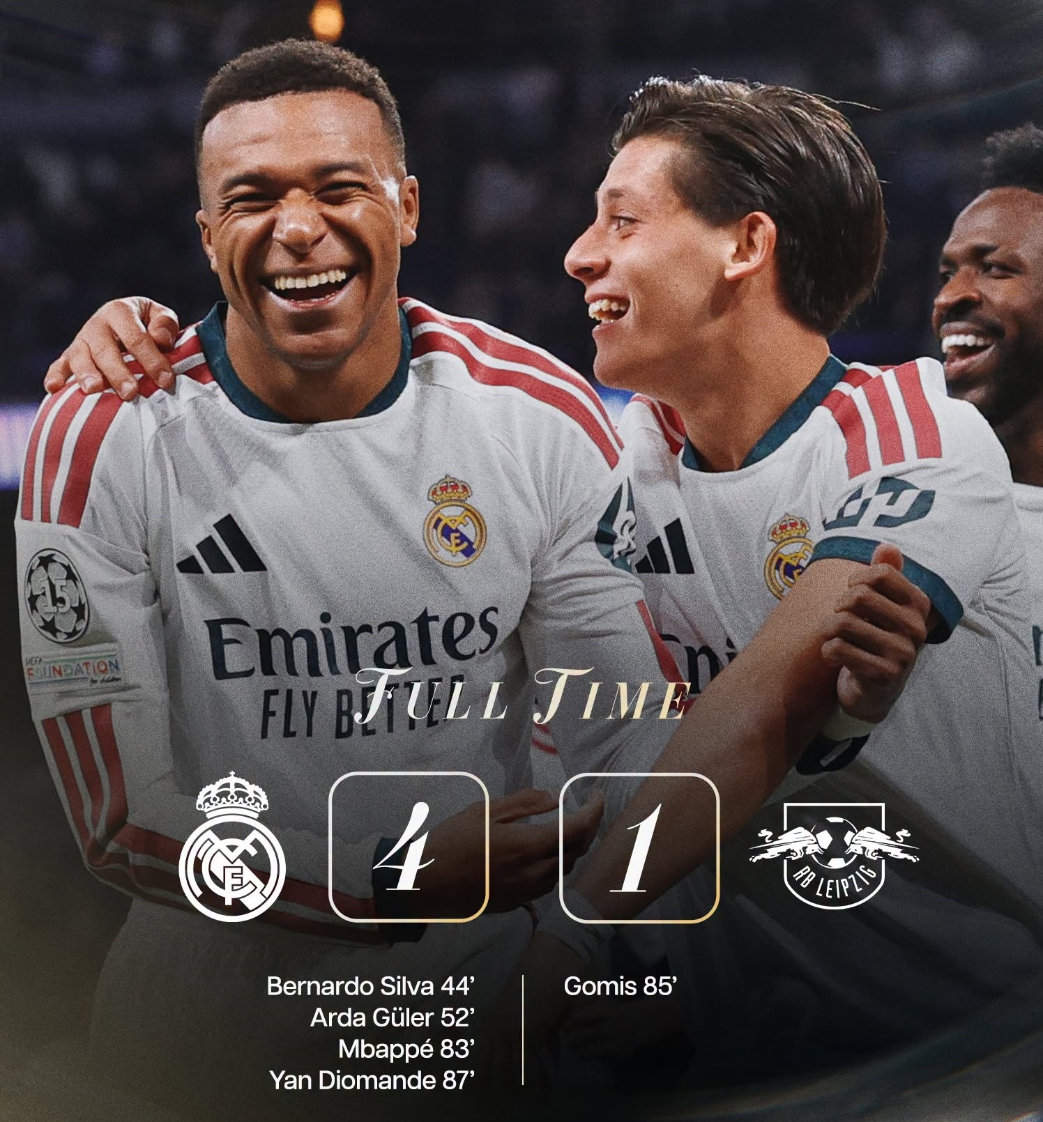Real Madrid a învins-o pe RB Leipzig cu 4-1 în Champions League. Istvan Kovacs a arbitrat partida