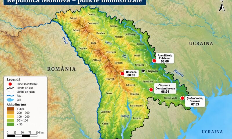 Alertă în Republica Moldova. Un zbor neautorizat a intrat în spațiul aerian