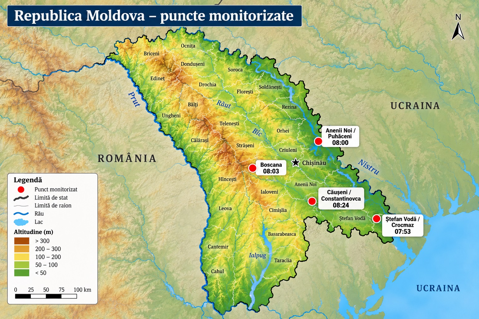 Alertă în Republica Moldova. Un zbor neautorizat a intrat în spațiul aerian