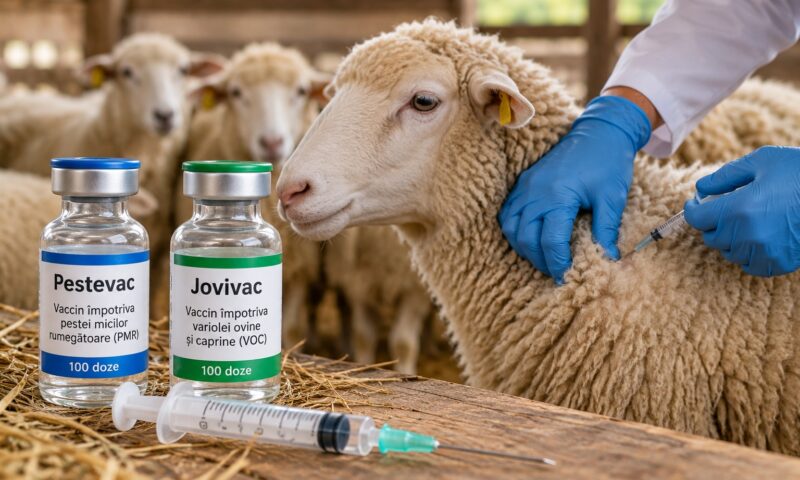 România primește 1,1 milioane de doze de vaccin pentru ovine. Comisia Europeană donează serurile