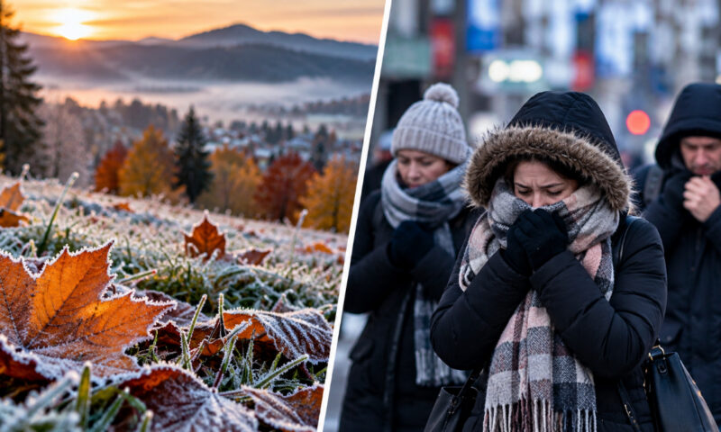 Ninsori la munte și temperaturi sub zero grade în București. Cum va evolua vremea în următoarea perioadă